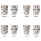 Cats in Love Glass Shot Glass - Standard - Set of 4 - APPROVAL