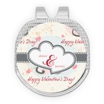 Cats in Love Golf Ball Marker - Hat Clip - Silver