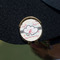Cats in Love Golf Ball Marker Hat Clip - Gold - On Hat