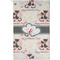 Cats in Love Golf Towel - Poly-Cotton Blend - Small w/ Couple's Names