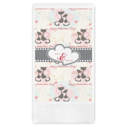 Cats in Love Guest Paper Towels - Full Color (Personalized)