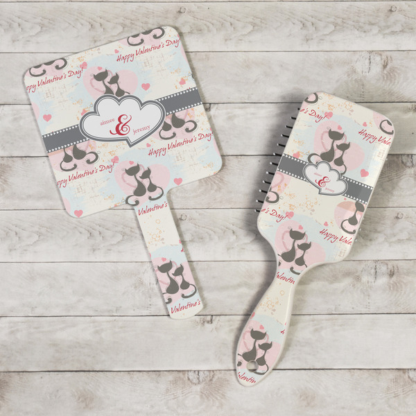 Cats in Love Hand Mirrors - In Context