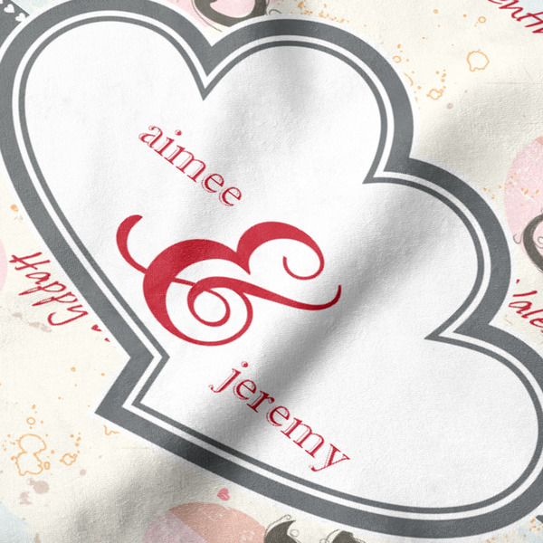 Cats in Love Hooded Baby Towel- Detail Close Up