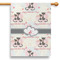 Cats in Love 28" House Flag (Personalized)