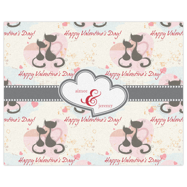 Cats in Love Indoor / Outdoor Rug - 8'x10' - Front Flat