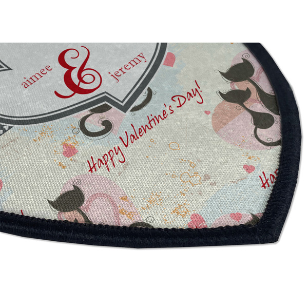 Cats in Love Iron on Shield 3 Detail