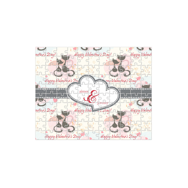 Custom Cats in Love 110 pc Jigsaw Puzzle (Personalized)