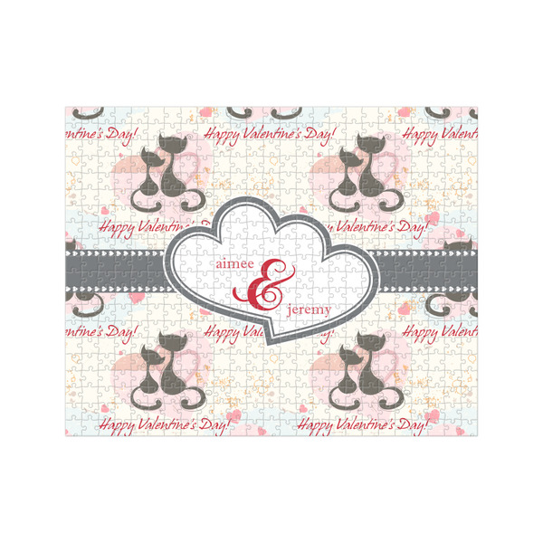 Custom Cats in Love 500 pc Jigsaw Puzzle (Personalized)