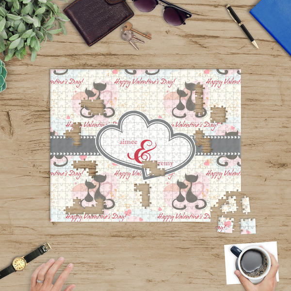 Cats in Love Jigsaw Puzzle 500 Piece - In Context