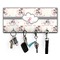 Cats in Love Key Hanger w/ 4 Hooks w/ Couple's Names