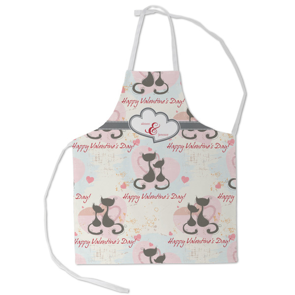Custom Cats in Love Kid's Apron - Small (Personalized)