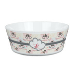 Cats in Love Kid's Bowl (Personalized)