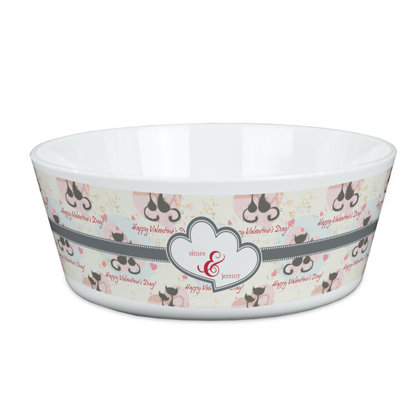 Custom Cats in Love Kid's Bowl (Personalized)