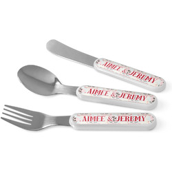 Cats in Love Kid's Flatware (Personalized)