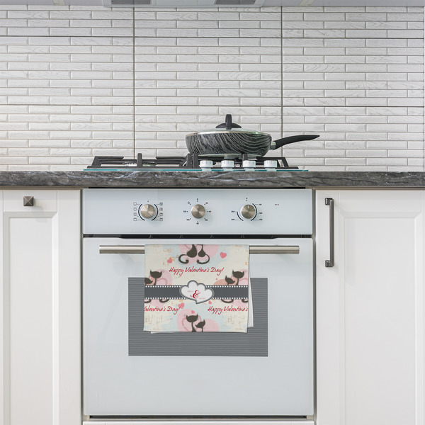 Cats in Love Kitchen Towel - Poly Cotton - Lifestyle