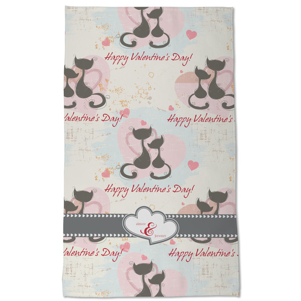 Cats in Love Kitchen Towel - Poly Cotton - Full Front