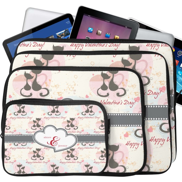 Cats in Love Laptop Case Sizes