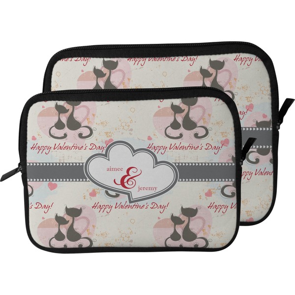 Cats in Love Laptop Sleeve (Size Comparison)