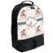 Cats in Love Large Backpack - Black - Angled View