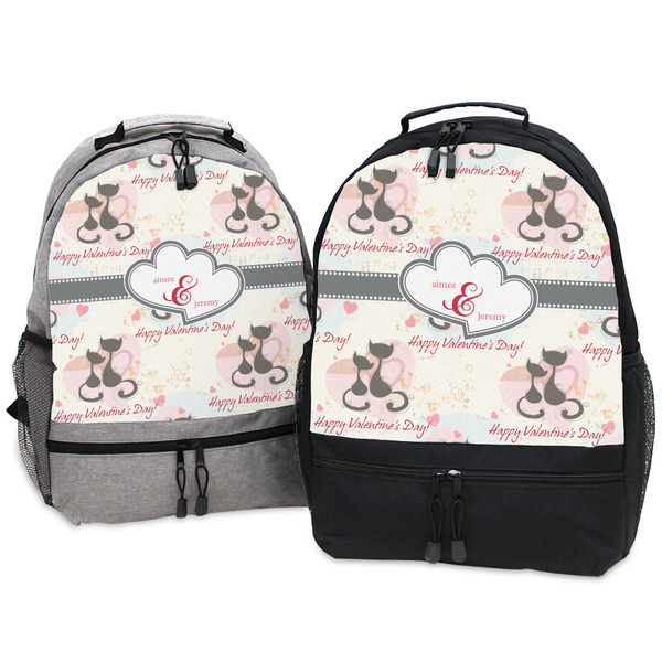 Cats in Love Large Backpacks - Both