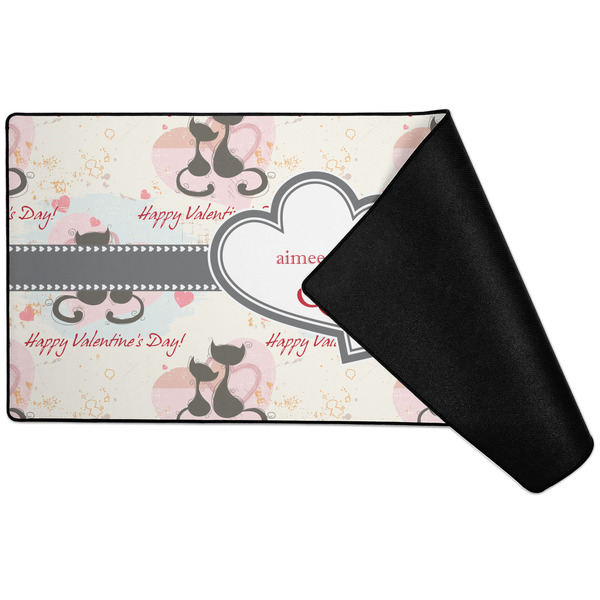 Cats in Love Large Gaming Mats - FRONT W/ FOLD