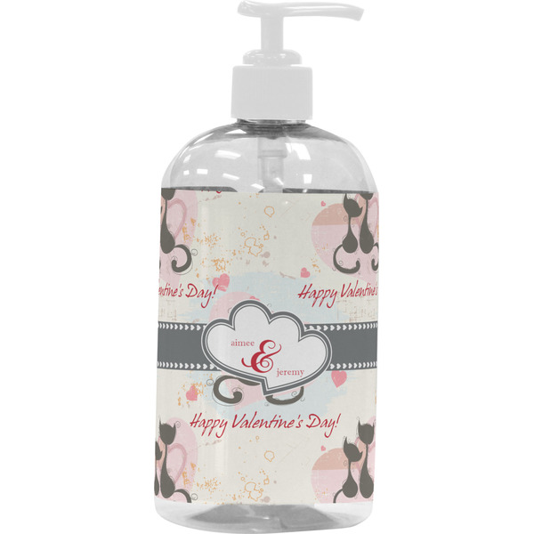 Cats in Love Large Liquid Dispenser (16 oz) - White