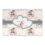 Cats in Love Large Rectangle Car Magnet (Personalized)