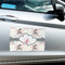 Cats in Love Large Rectangle Car Magnets- In Context