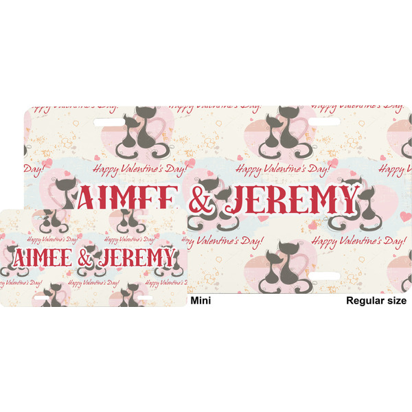 Cats in Love License Plate (Sizes)