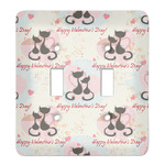 Cats in Love Light Switch Cover (2 Toggle Plate)