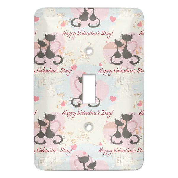 Custom Cats in Love Light Switch Cover (Single Toggle)
