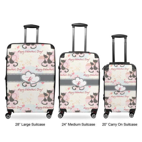 Cats in Love Luggage Bags all sizes - With Handle