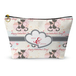 Cats in Love Makeup Bag - Large - 12.5"x7" (Personalized)