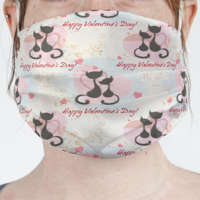 Cats in Love Face Mask Cover (Personalized)