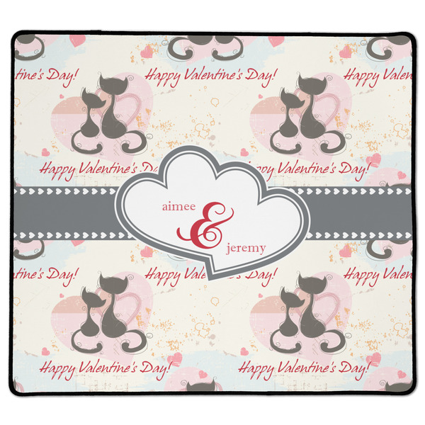 Custom Cats in Love XL Gaming Mouse Pad - 18" x 16" (Personalized)