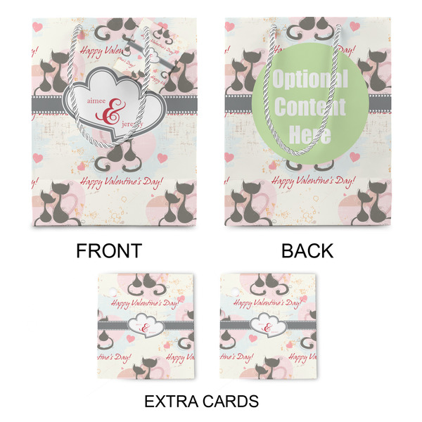 Cats in Love Medium Gift Bag - Approval