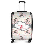 Cats in Love Suitcase - 24" Medium - Checked (Personalized)