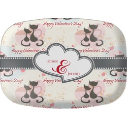 Cats in Love Melamine Platter (Personalized)