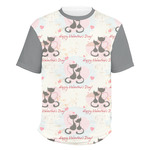 Cats in Love Men's Crew T-Shirt