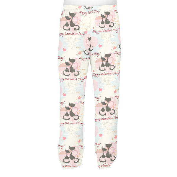 Cats in Love Men's Pjs Back - on model