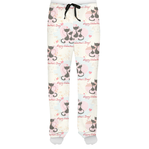 Cats in Love Men's Pjs Front - on model