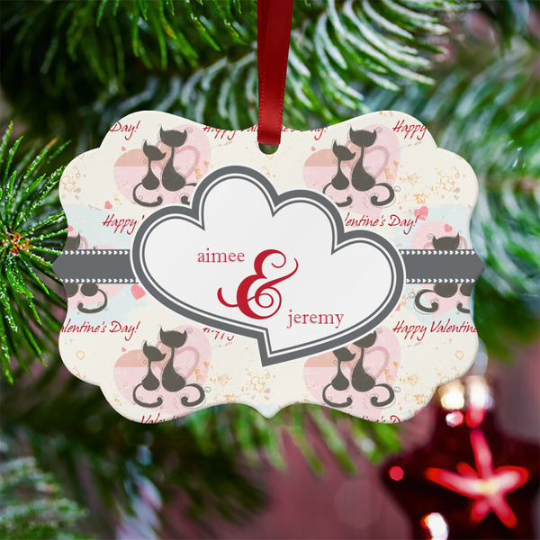 Cats in Love Metal Benilux Ornament - Lifestyle