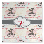 Cats in Love Microfiber Dish Towel (Personalized)
