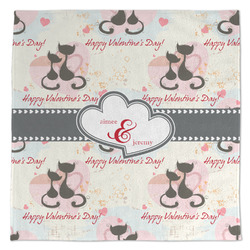 Cats in Love Dish Rag - Microfiber - Large (Personalized)