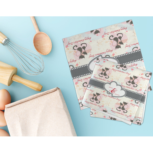 Cats in Love Microfiber Dish Rag - LIFESTYLE