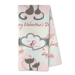 Cats in Love Kitchen Towel - Microfiber (Personalized)