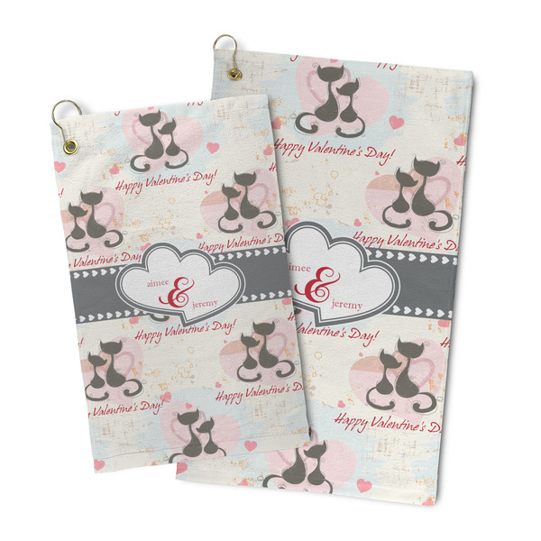 Cats in Love Microfiber Golf Towel - PARENT/MAIN