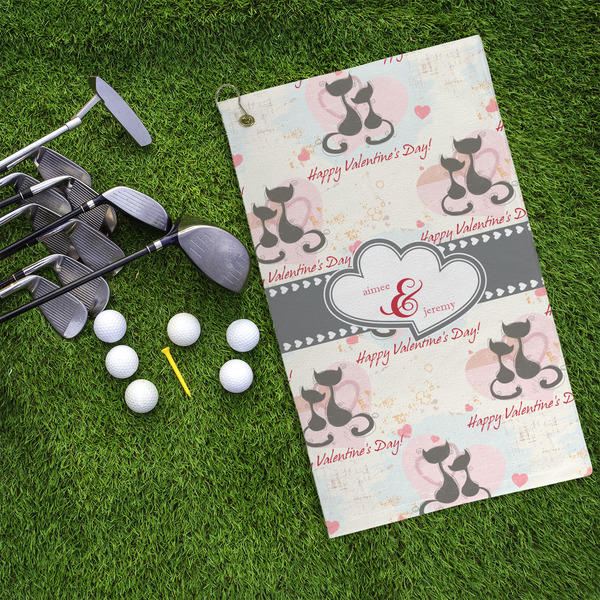 Cats in Love Microfiber Golf Towels - LIFESTYLE