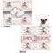 Cats in Love Microfleece Dog Blanket - Large- Front & Back