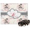 Cats in Love Dog Blanket (Personalized)